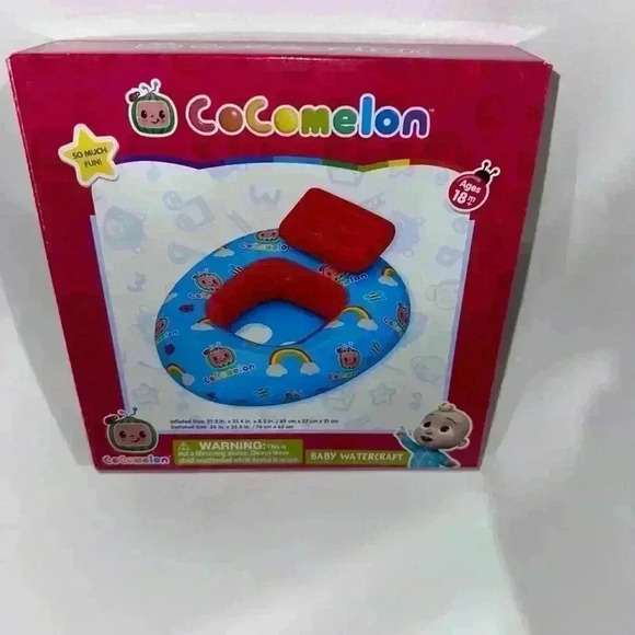 Cocomelon Water Craft Inflatable Float Floatie Pool Swimming NEW Baby Toddler - Picture 1 of 6